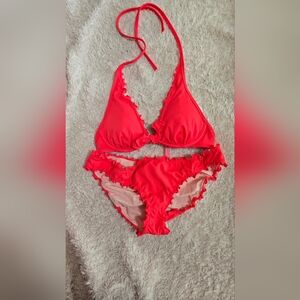 Victoria's Secret Coral Bikini Set